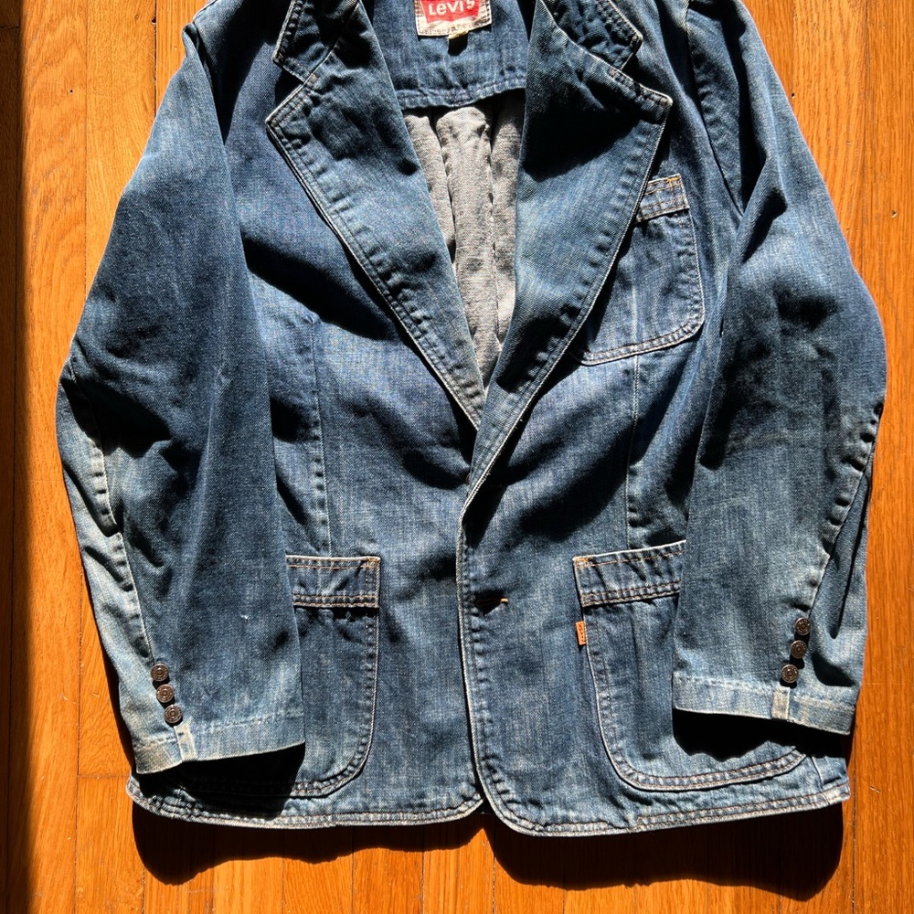 Levi's Blue Lightweight Denim Shirt Jacket